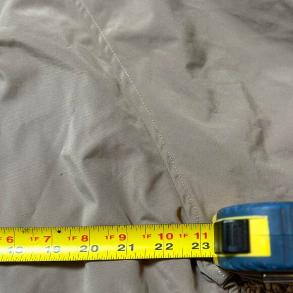 Green and khaki vintage windbreaker Logo Embroidered - Picture 4 of 6